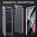 🔥Privacy Protection Technology🔥Magnetic Double-sided Tempered Glass Phone Case 