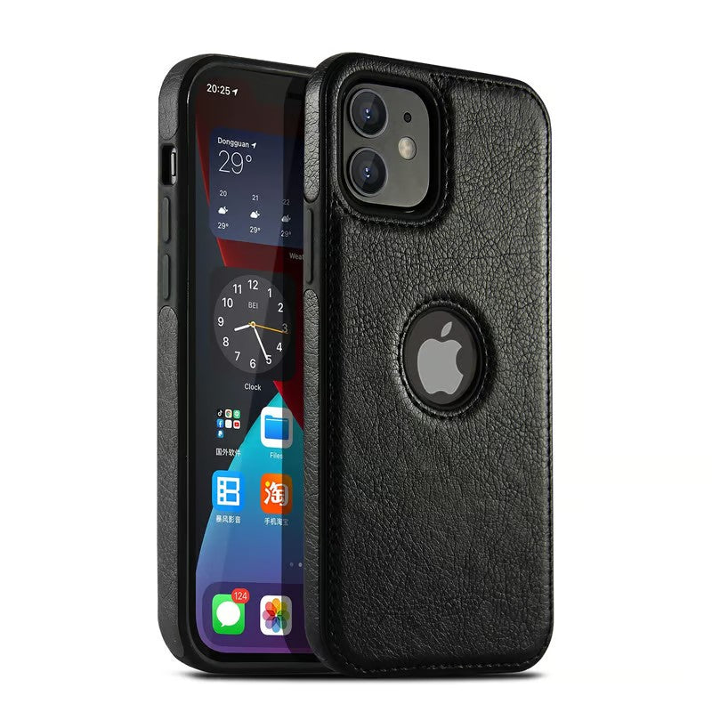 Compatible with all iPhone series, full cover shockproof leather magnetic protective case