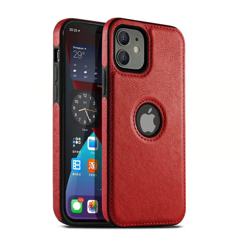 Compatible with all iPhone series, full cover shockproof leather magnetic protective case