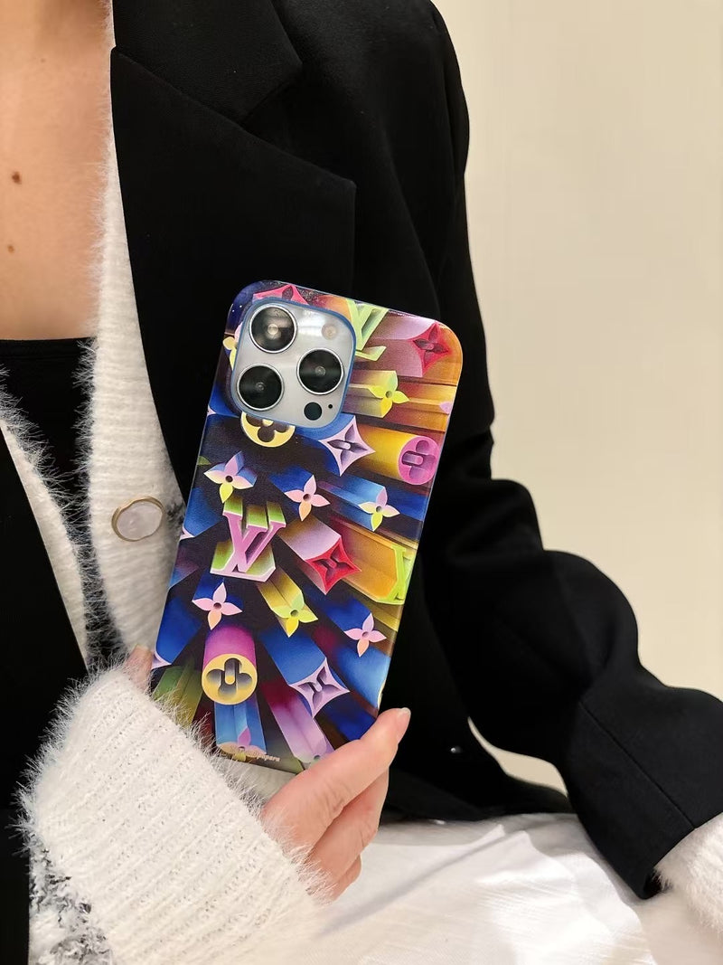 Fashion brand colorful 3D suitable for 13/14/15/16 series mobile phone case