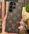 LV Monogram Leather Case: Elegant protection for your Samsung S22/S23