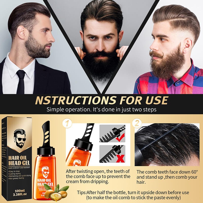 One Comb Shape Styling Gel Comb