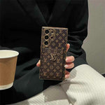 Electroplated Retro Embossed Card Slot Samsung Case