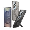 Electroplated Vision Leather Phone Case for Samsung Galaxy with Back Screen Protector 