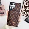 Luxury Monogrammed Wallet Case - Premium PU Leather for Samsung Galaxy