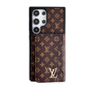 Luxury Monogrammed Wallet Case - Premium PU Leather for Samsung Galaxy