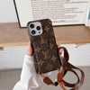 New Premium LV Leather Wallet iPhone Case