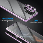 🔥Privacy Protection Technology🔥Magnetic Double-sided Tempered Glass Phone Case 