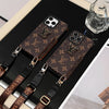 Luxury iPhone Case: with Handheld Stand and Strap (Removable Lens) 