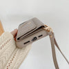 Luxury Mirror Card Wallet Leather Case for iPhone 16, 15, 14, 13, 12 